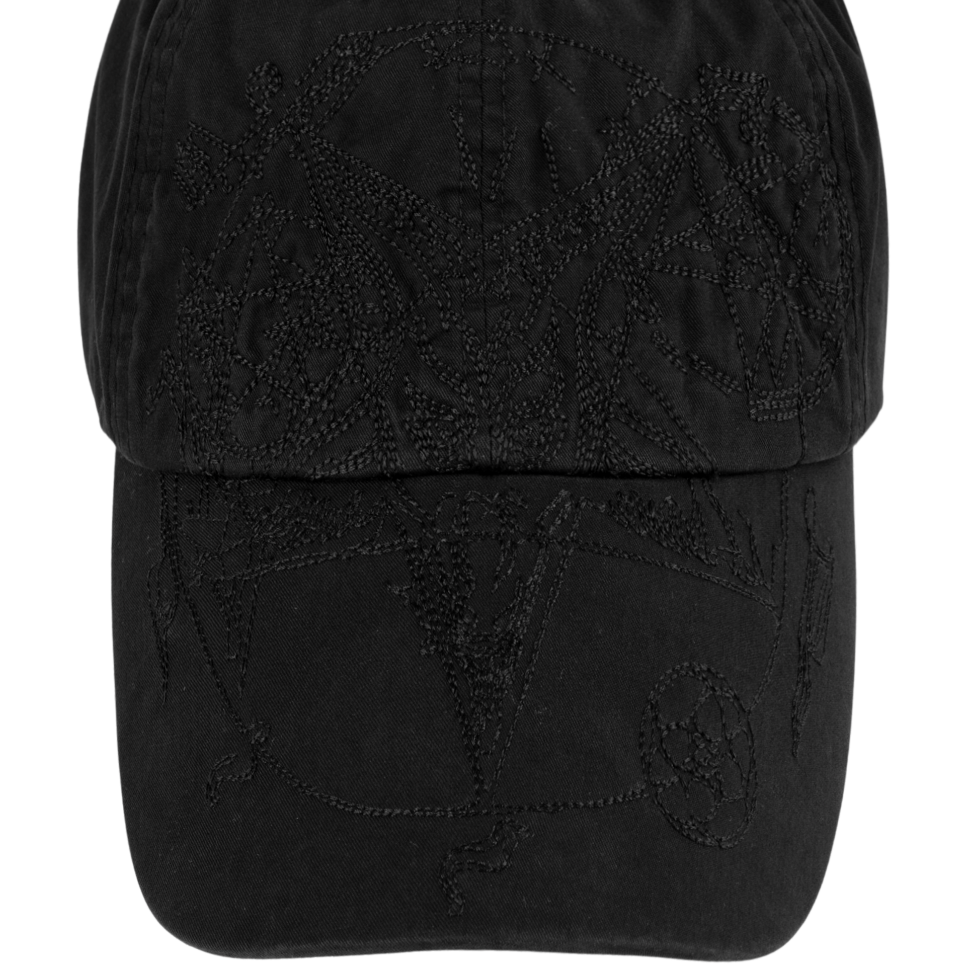 Pentagram Embroidery Cap - BLACK