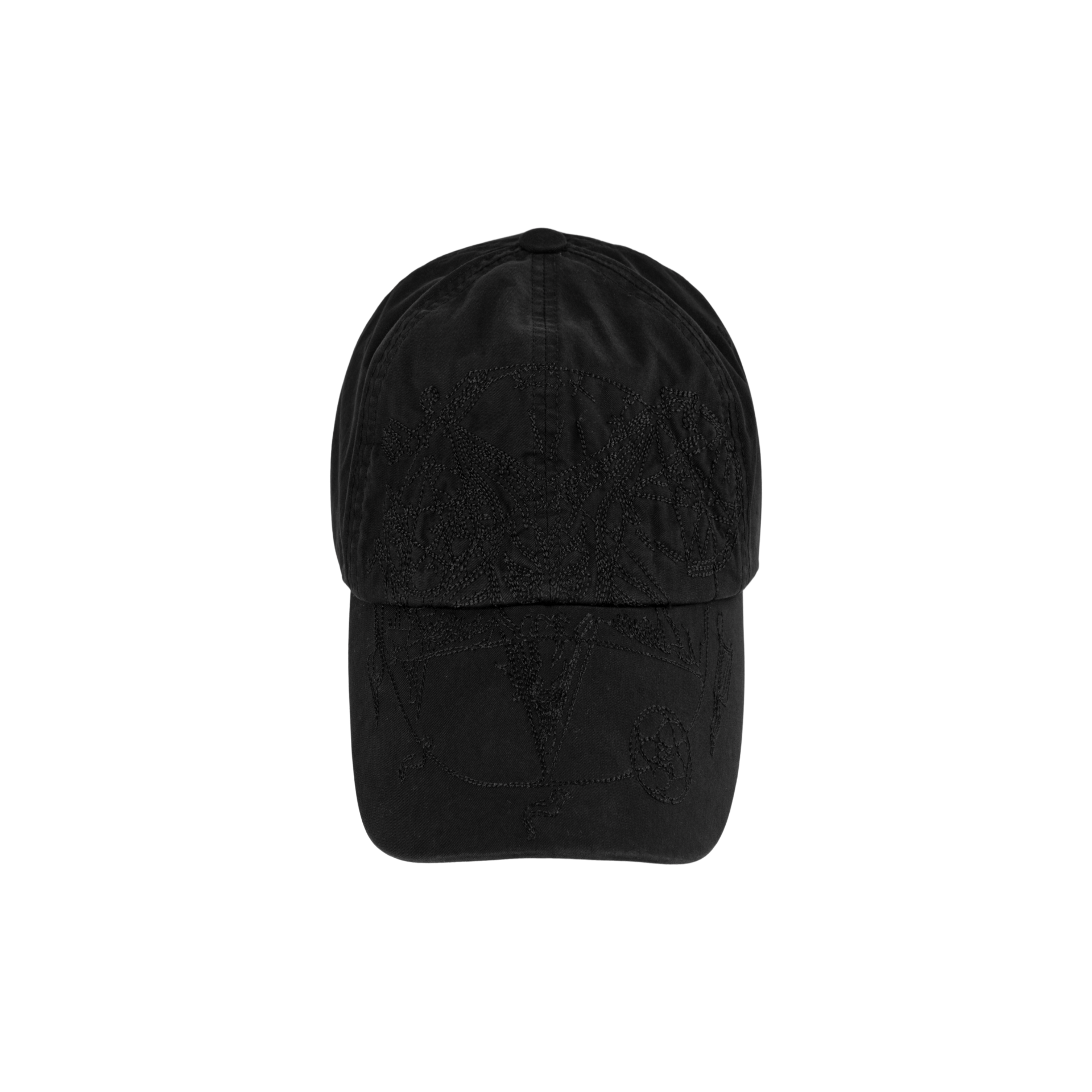 Pentagram Embroidery Cap - BLACK