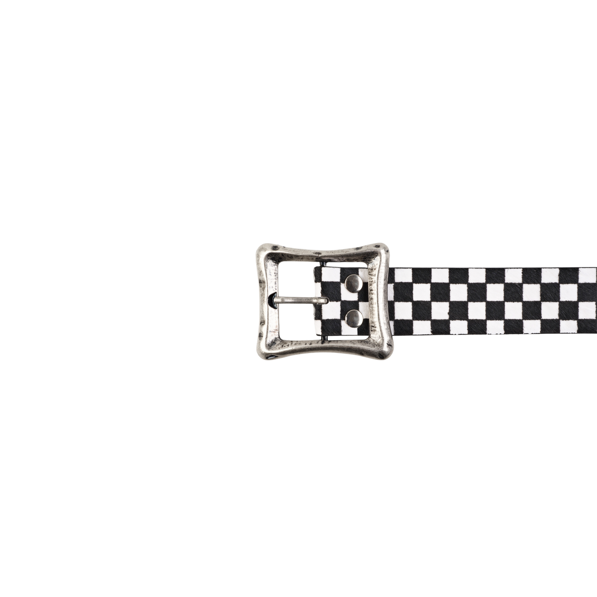 CORE BELT - HAIR ON CALF (CHECKER BOARD)