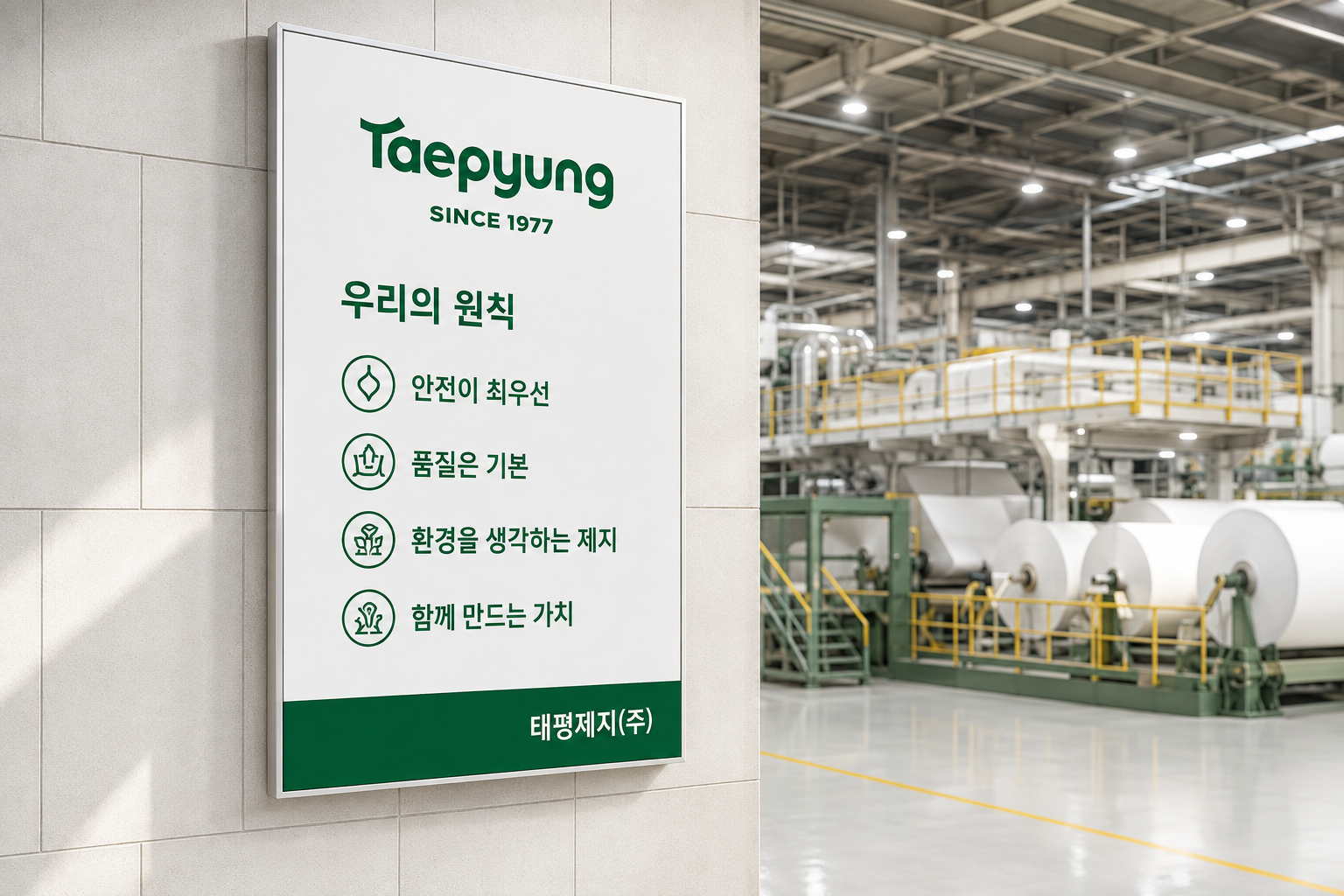 태평제지 공장 브랜드 연출 08