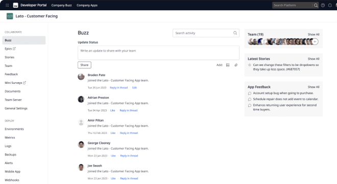 Application Lifecycle Management