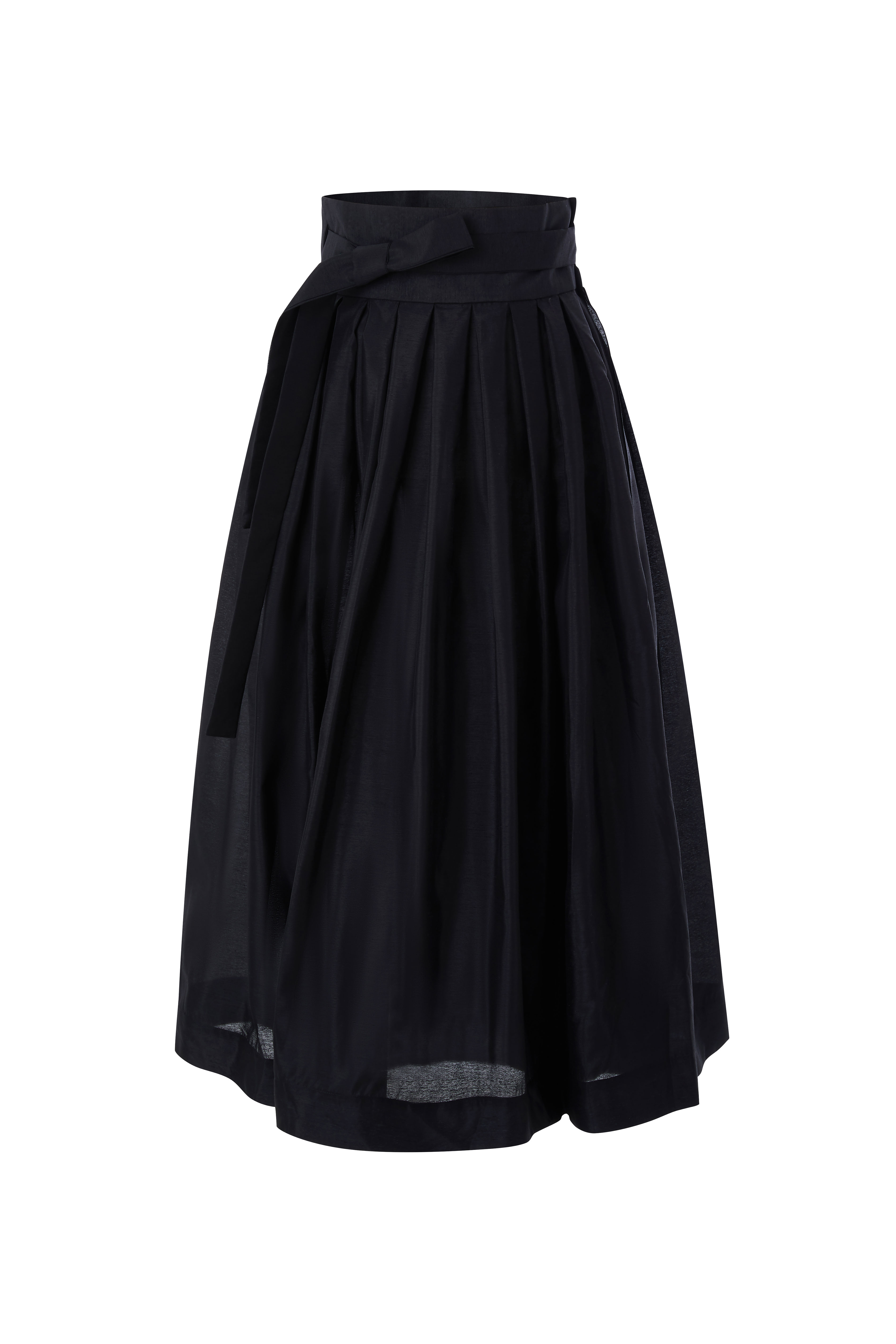 Daesyum Wrap Skirt_Black