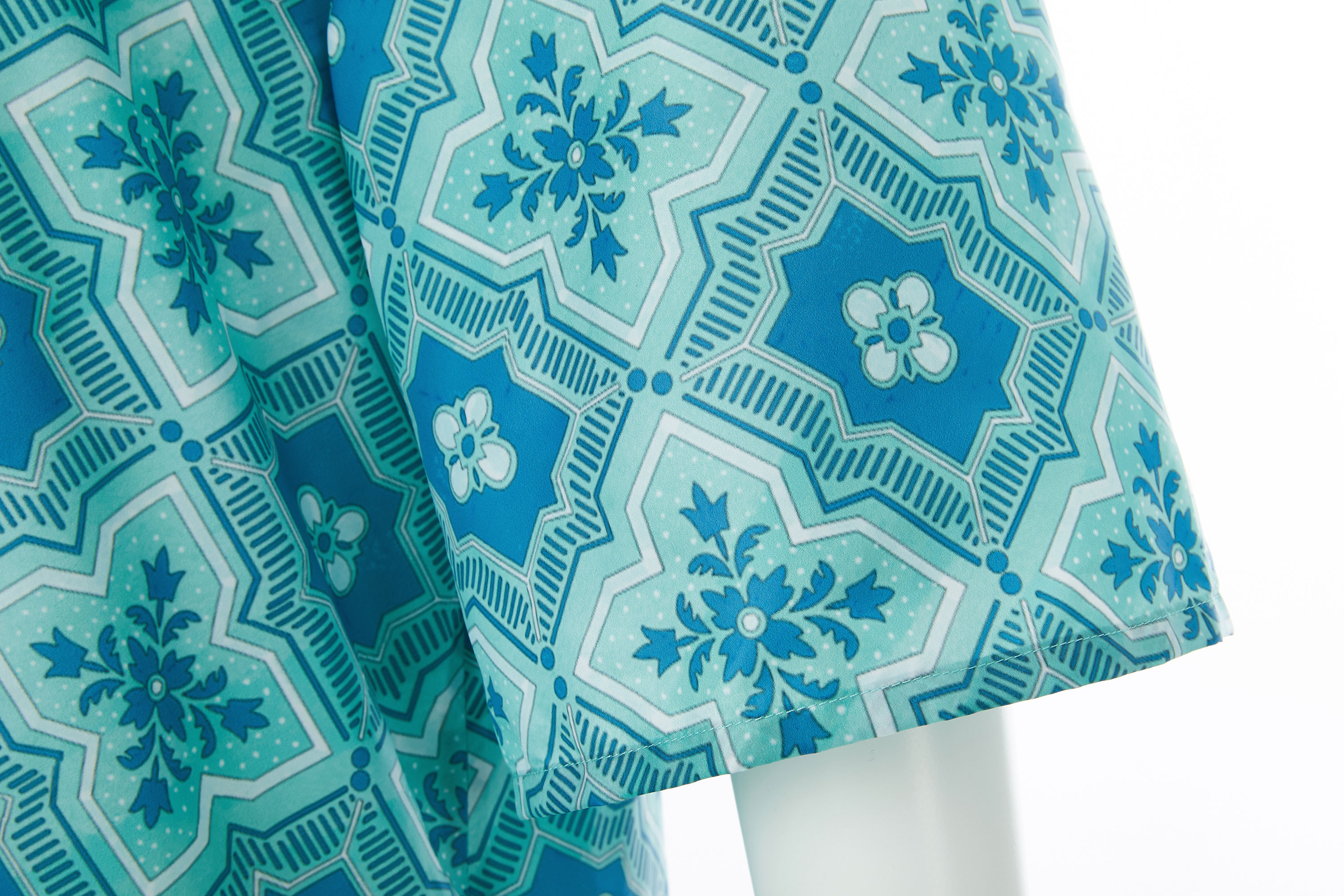 Square Neck Ribbon Dress_Jade green