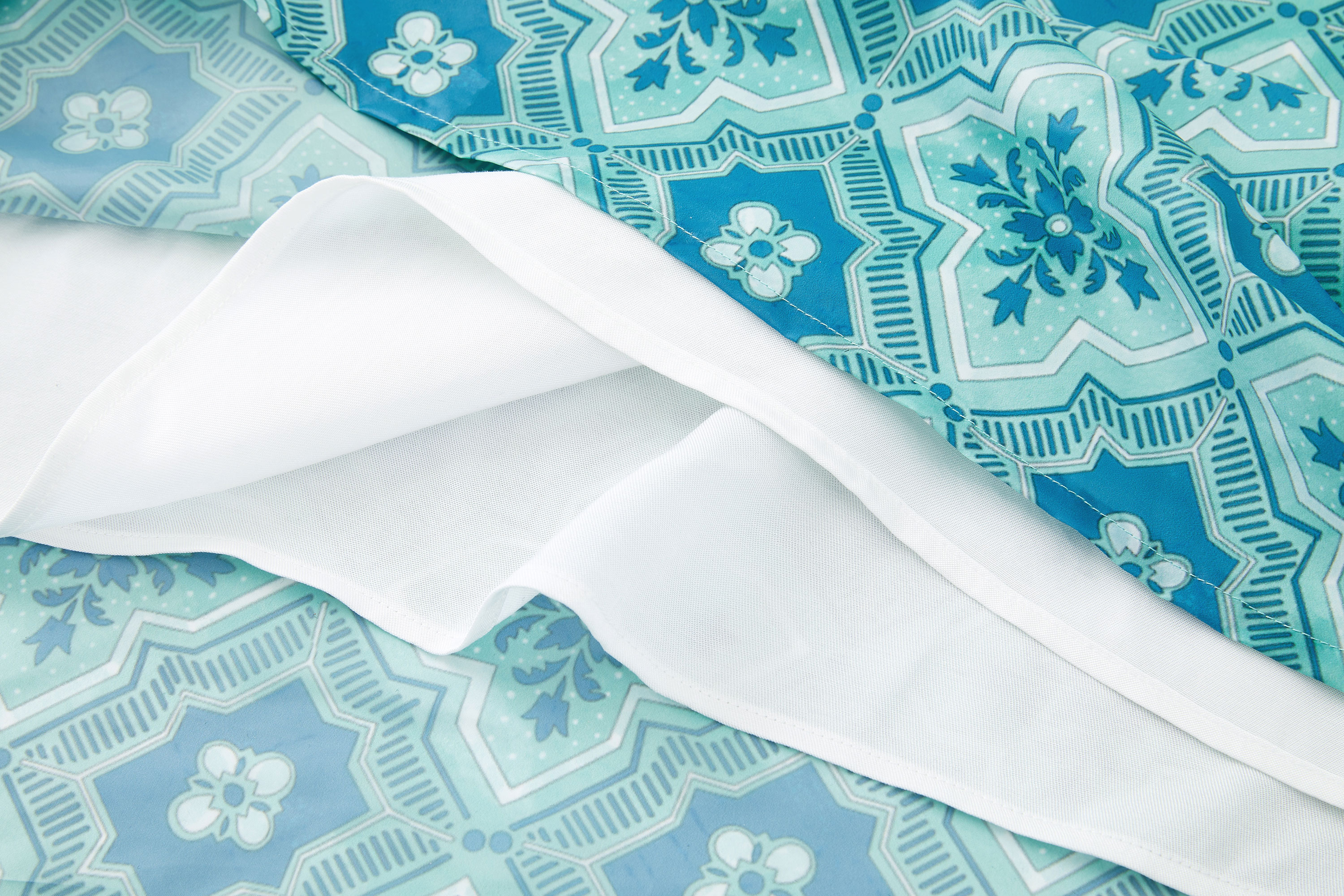 Square Neck Ribbon Dress_Jade green
