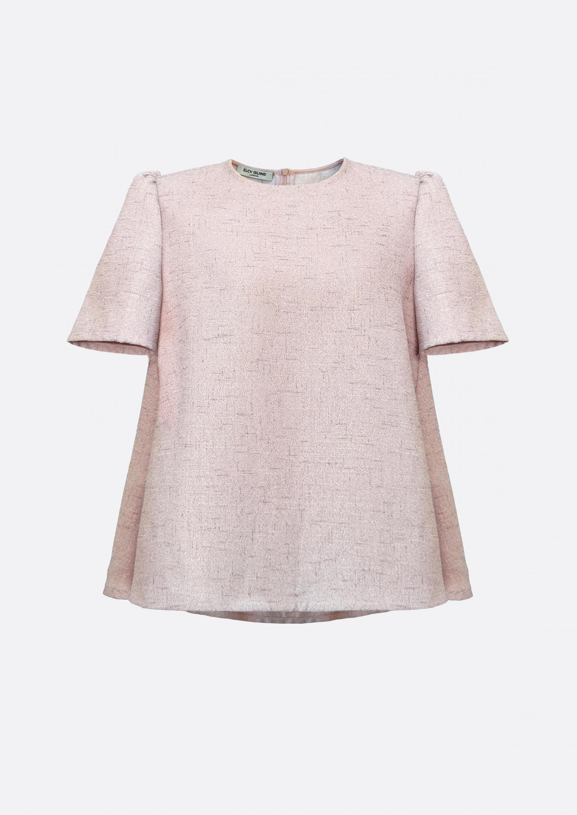 Candy Tweed Ribbon Blouse (2 Colors)