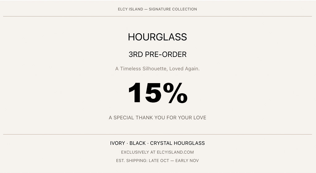[3차 리오더] Crystal Hourglass Jacket