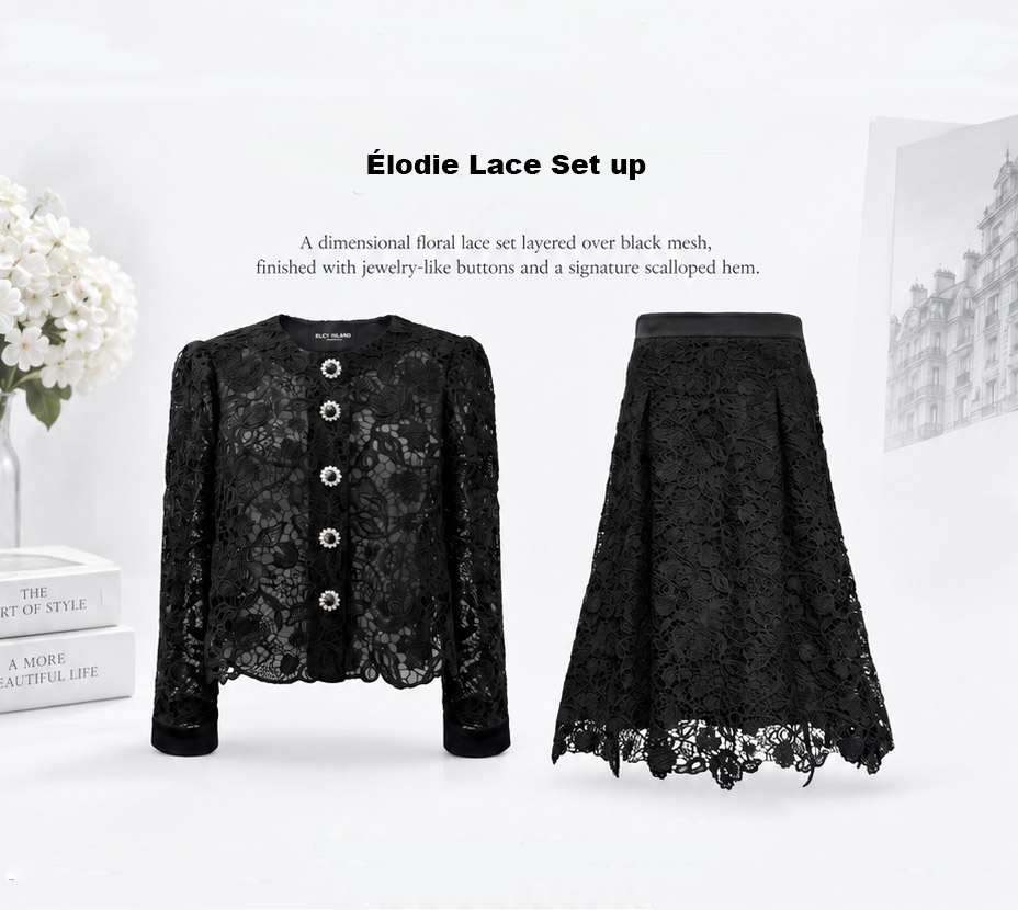 Élodie Lace A-line Skirt