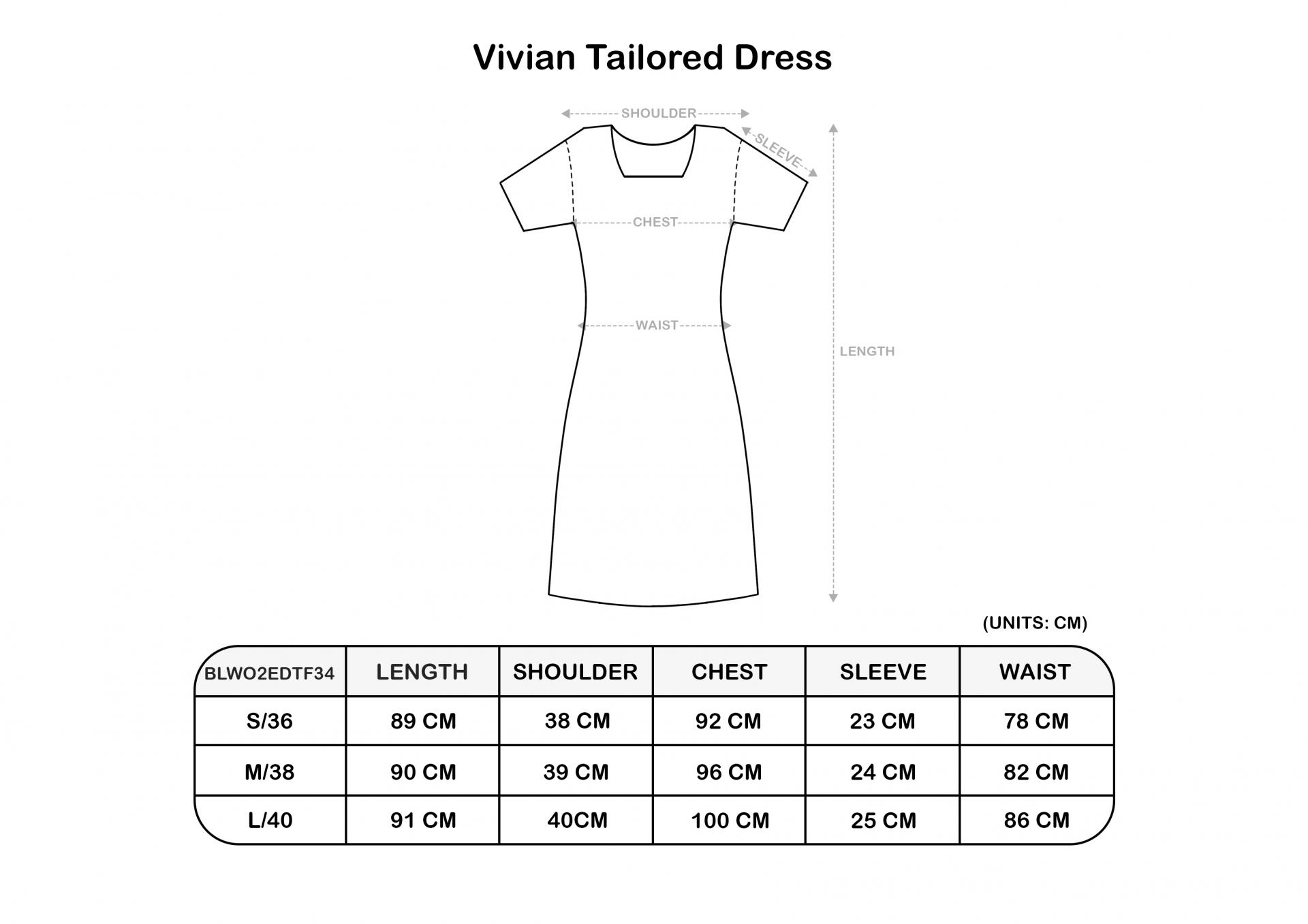 [BLACK LABEL] Vivian Tailored Dress