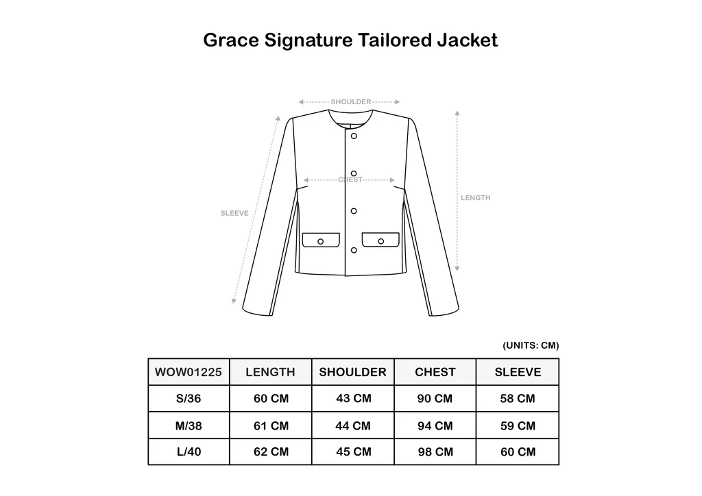Grace Signature Tailored Jacket (BLACK)