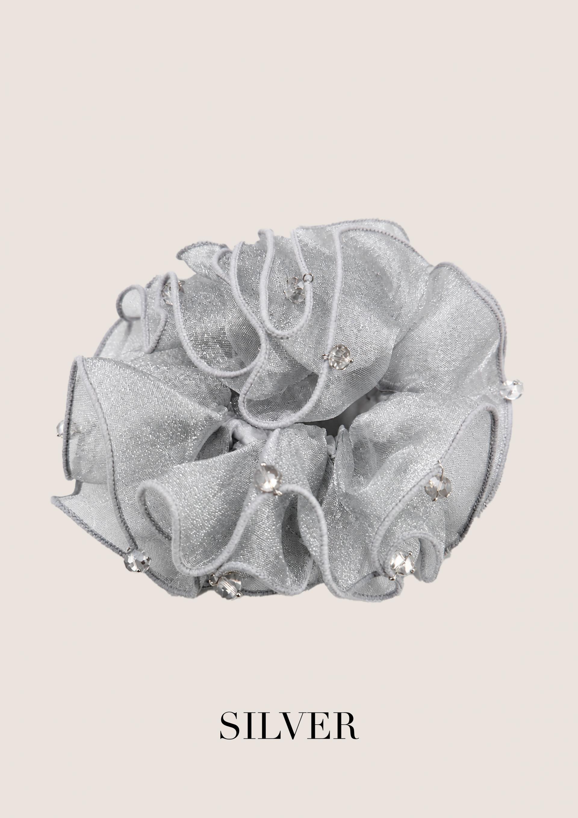 Organza Sparkle Scrunchie