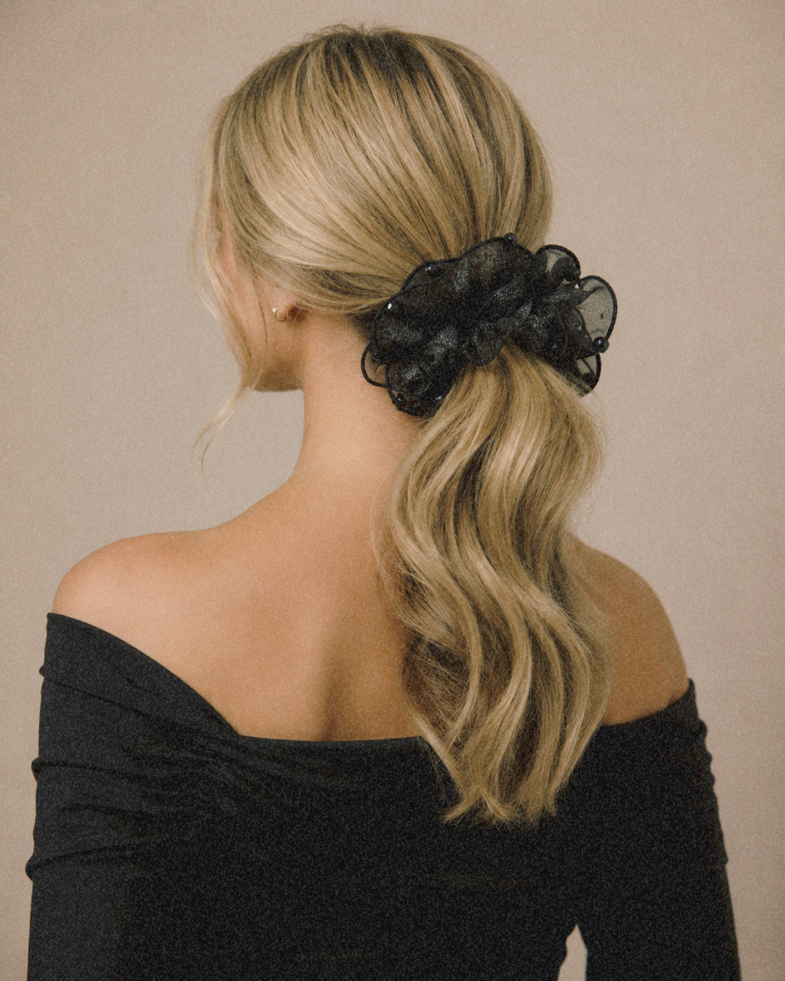Organza Sparkle Scrunchie