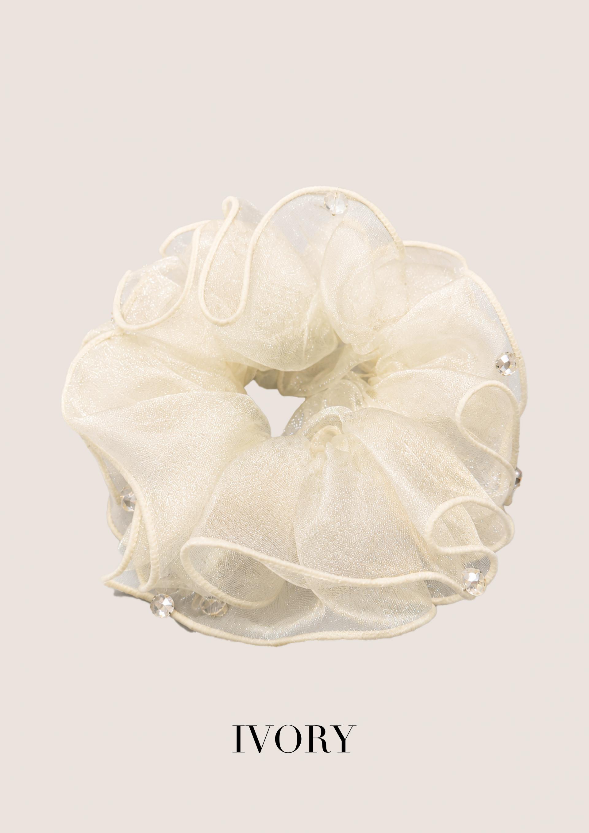 Organza Sparkle Scrunchie