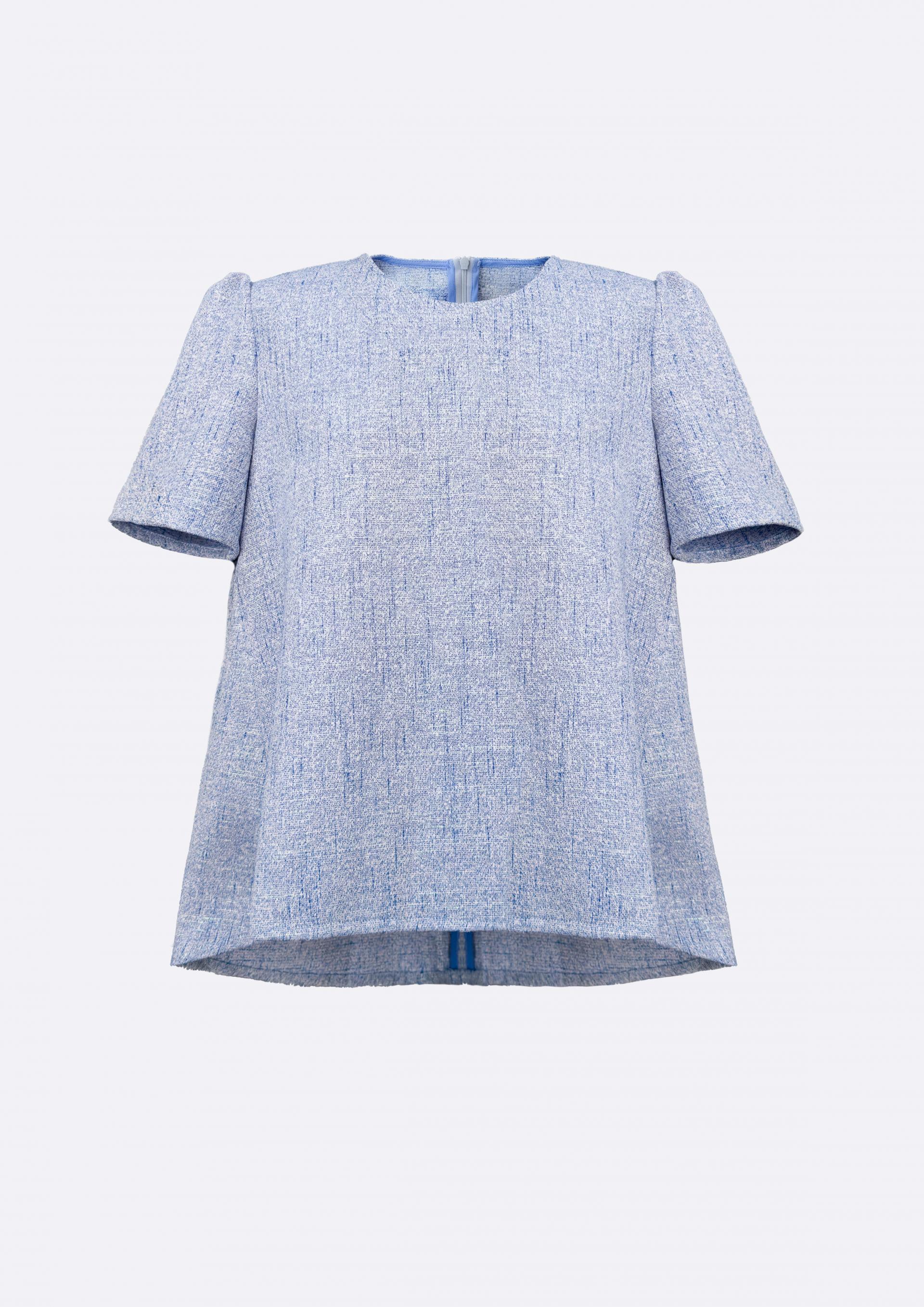Candy Tweed Ribbon Blouse (2 Colors)