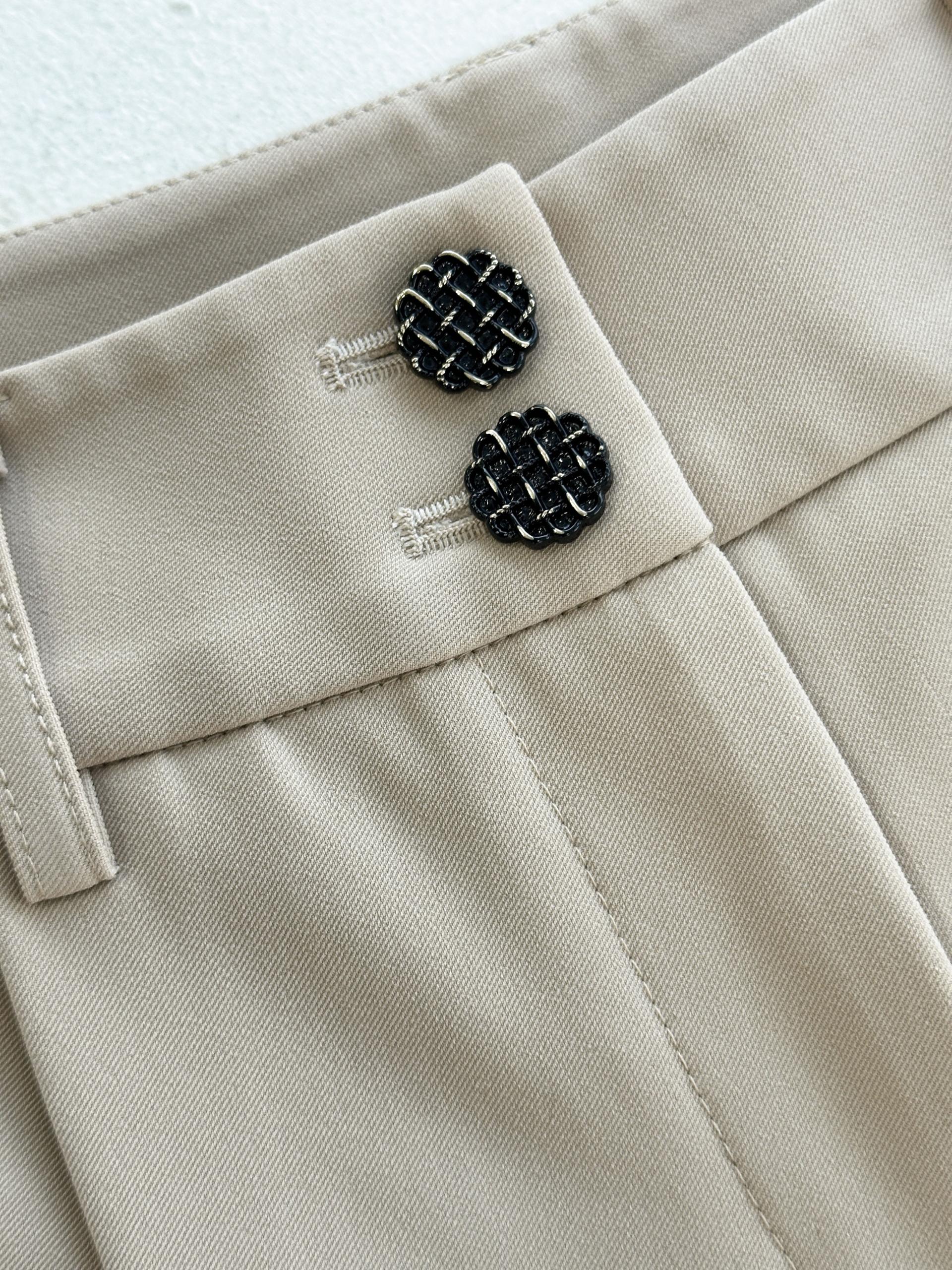 KAI Pintuck Wide Trousers (BEIGE)