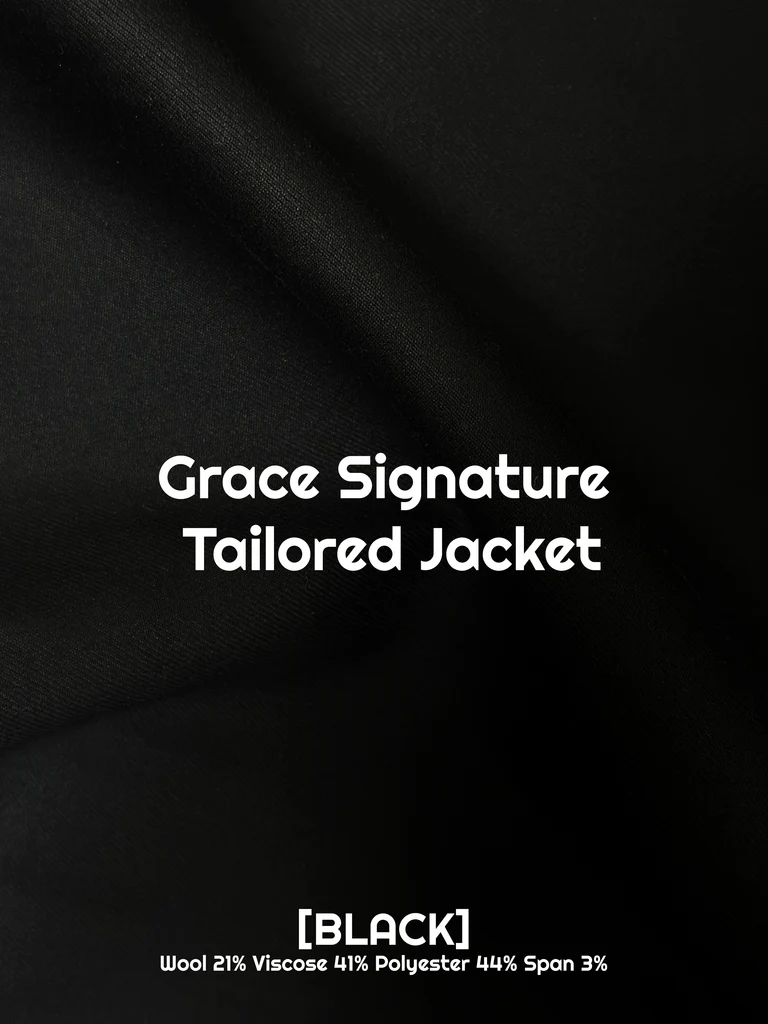 Grace Signature Tailored Jacket (BLACK)