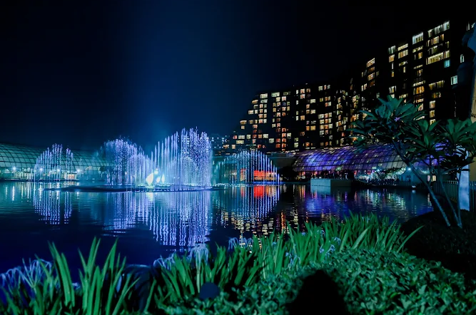 필리핀 마닐라 여행지 정보 오카다 카지노 분수쇼 The Fountain at Okada 필리핀 여행 골드바 에이전시 7