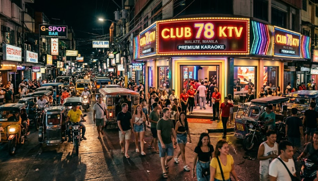 필리핀 마닐라 유흥정보 클럽 78 KTV 말라테 골목 거리 골드바 에이전시