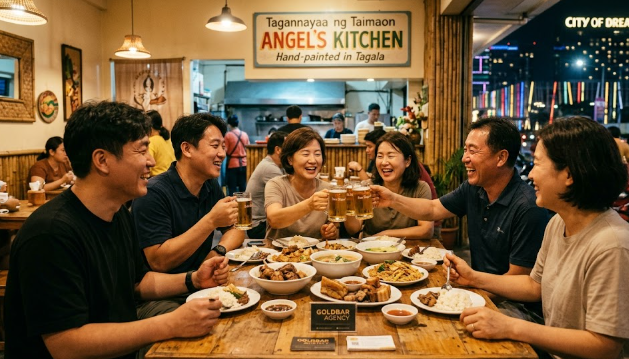 필리핀 마닐라 맛집 마닐라 로컬 맛집 마남에서 골드바 에이전시와 게스트 식사