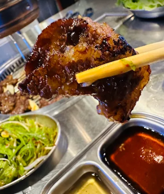 마닐라 말라테 24시간 식당 황소막창 갈비