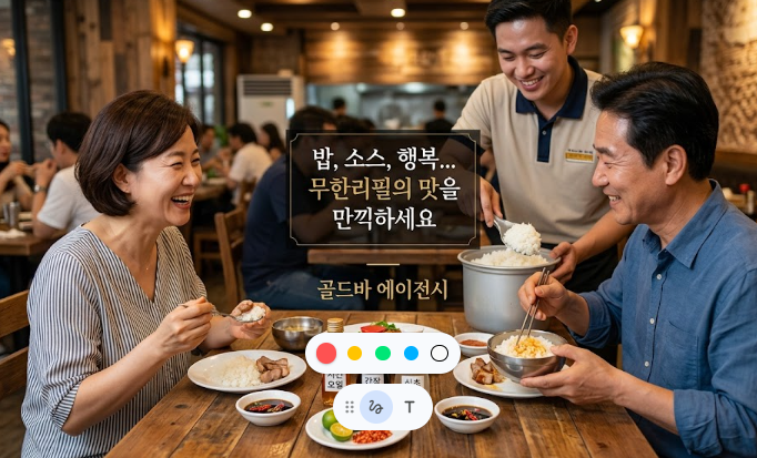 필리핀 마닐라 망 이나살에서 즐기는 무한리필