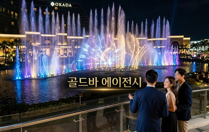 필리핀 마닐라 여행지 정보 오카다 카지노 분수쇼 The Fountain at Okada 필리핀 여행 골드바 에이전시 3