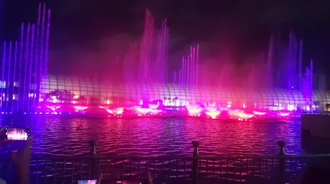 필리핀 마닐라 여행지 정보 오카다 카지노 분수쇼 The Fountain at Okada 필리핀 여행 골드바 에이전시 오카다 카지노 분수쇼 2
