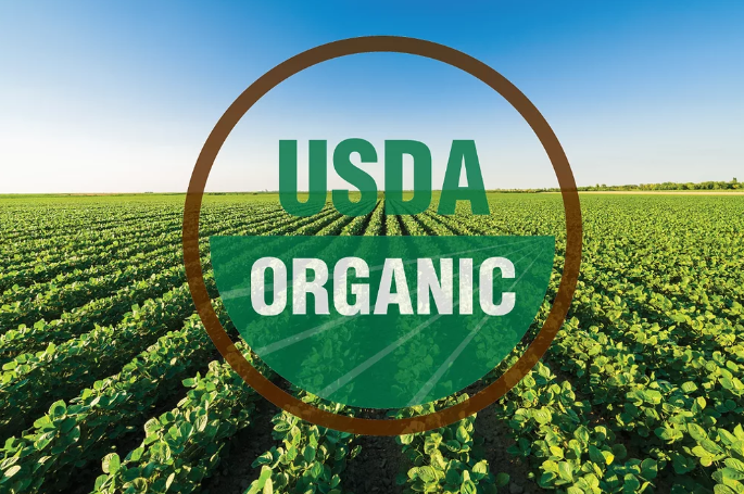 마닐라 울프강 미국 농무부(USDA) 로고가 담긴 친환경 이미지