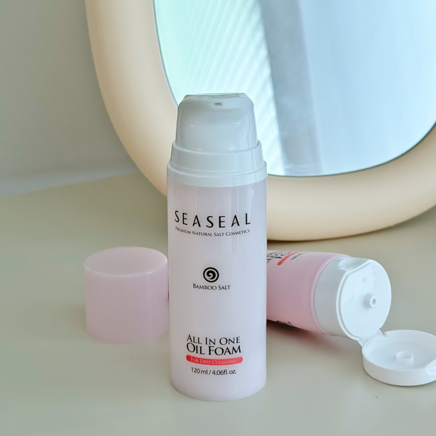 인산가 원스텝 죽염 올인원 오일폼 (120ml, 1개)
