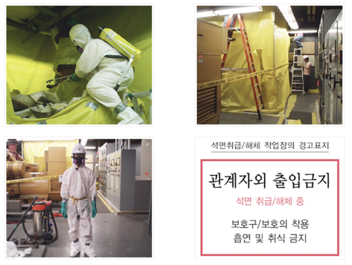 Asbestos Treatment Work Process