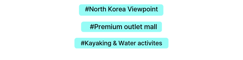 Summer Getaway - Trending N.Korean View Point & Water Leisure Activities