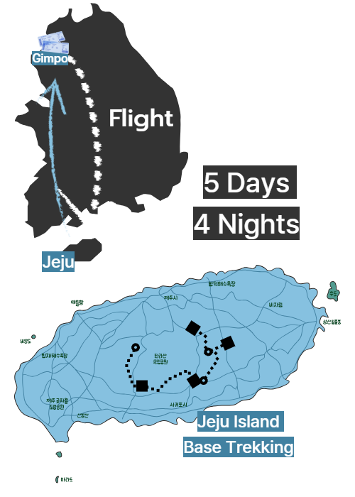 Jeju's Hallasan Mt & Forest Base Trail Loop (5D/4N)