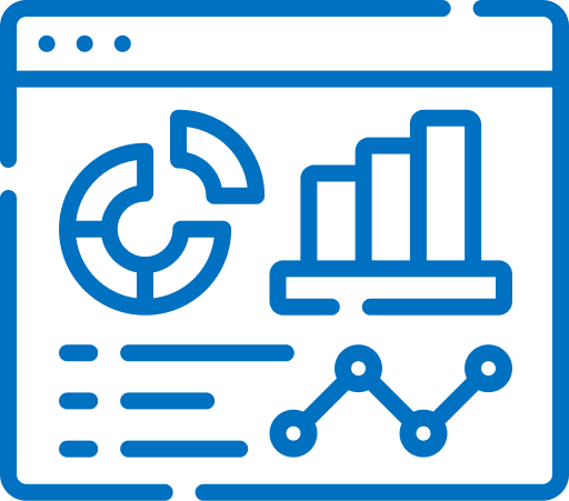 Business analytics icon