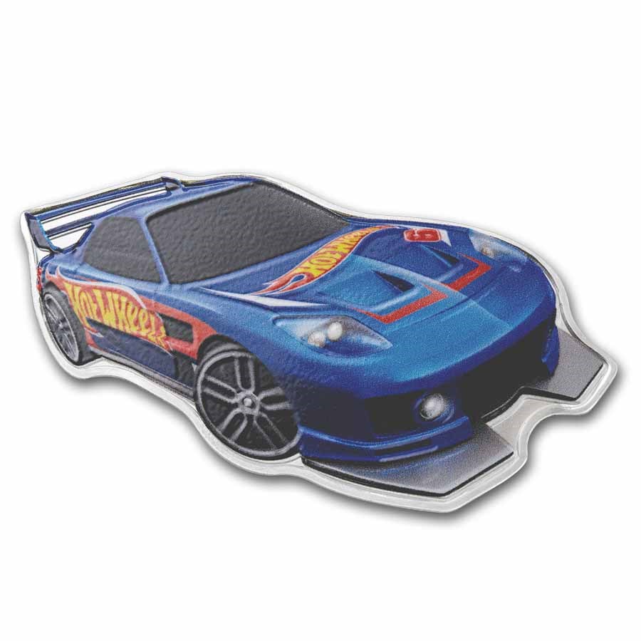 2025 PAMP Hot Wheels 24/Seven Shaped & Colorized Coin Reverse