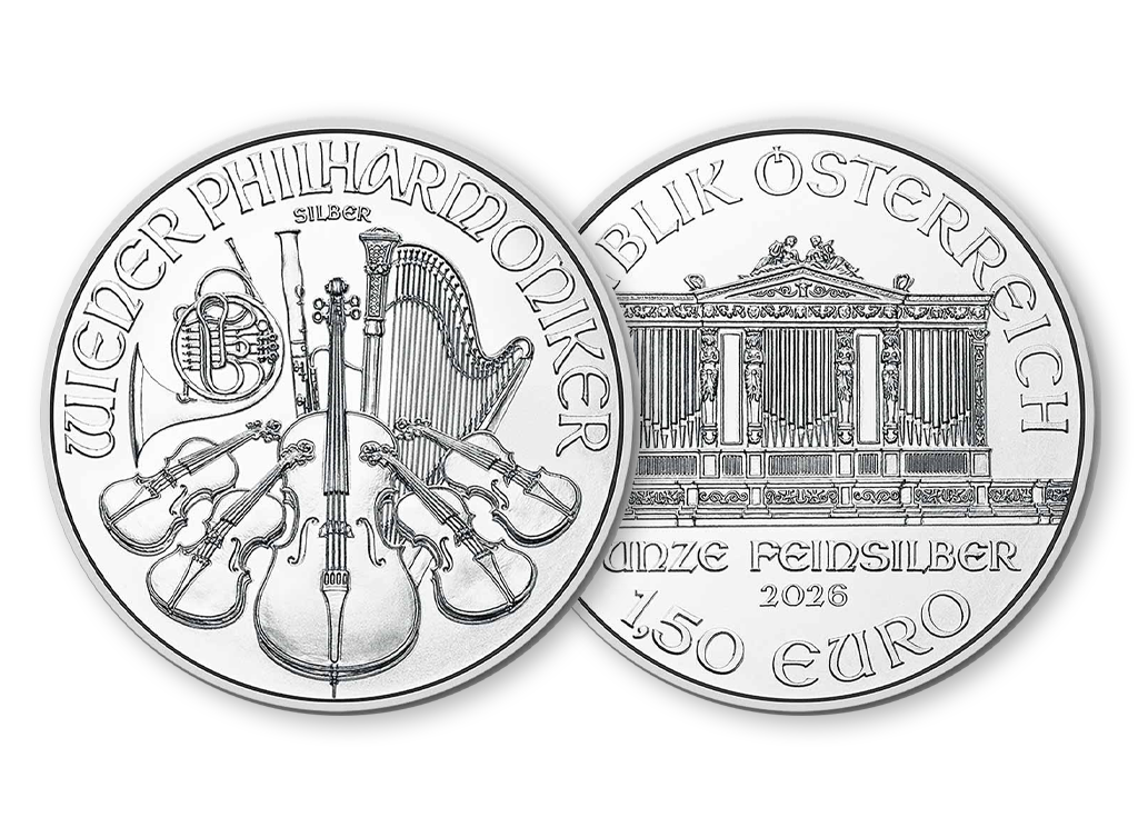 2026 Austria 1 oz Silver Philharmonic BU