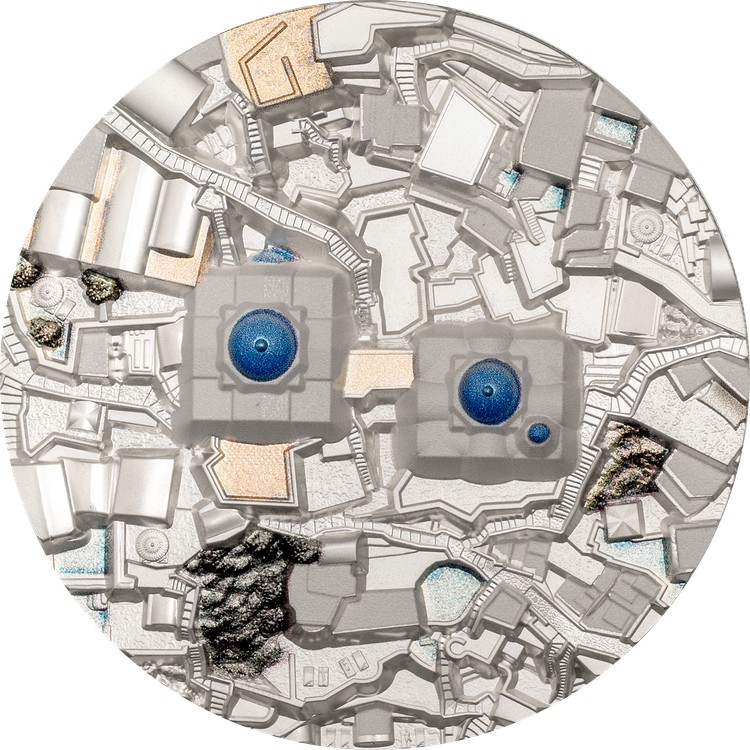 (8월 말 배송) 155.5g CIT 은 2024 쿡 제도 Santorini Proof · Coloured 9999