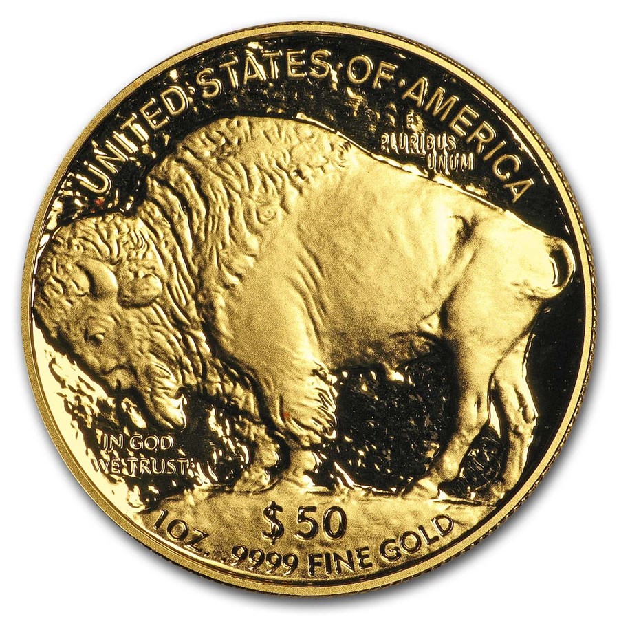 Proof Gold Buffalo Reverse