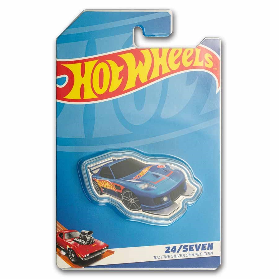 2025 PAMP Hot Wheels 24/Seven Shaped & Colorized Coin