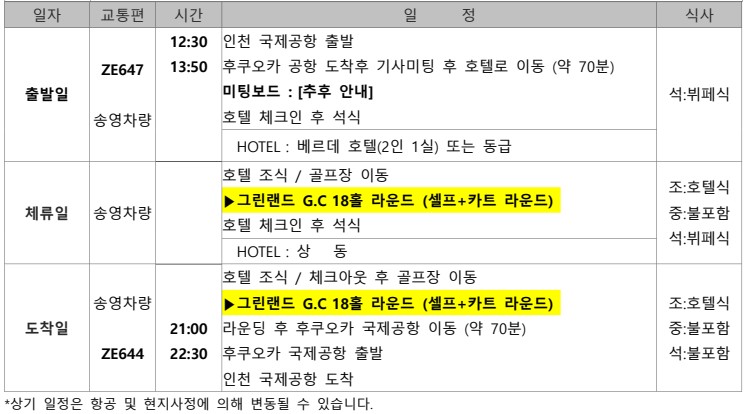 [후쿠오카/구마모토] 큐슈 최대규모 그린랜드 리조트 - 테마파크/온천/휴양 올인원 패키지