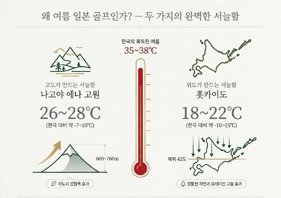 [에나고원] 해발 800m 한여름 27℃ 시원한 여름골프 - 메달리온 벨그라비아 골프리조트 3박4일