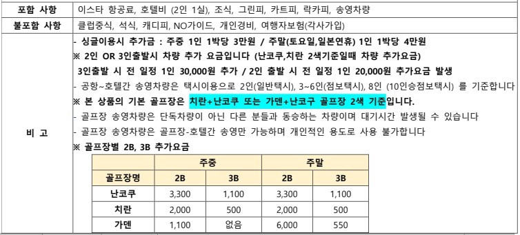 [11월 한정특가] 가고시마 텐몬칸 시내중심 호텔 2색골프 - 이스타항공 3박4일 패키지