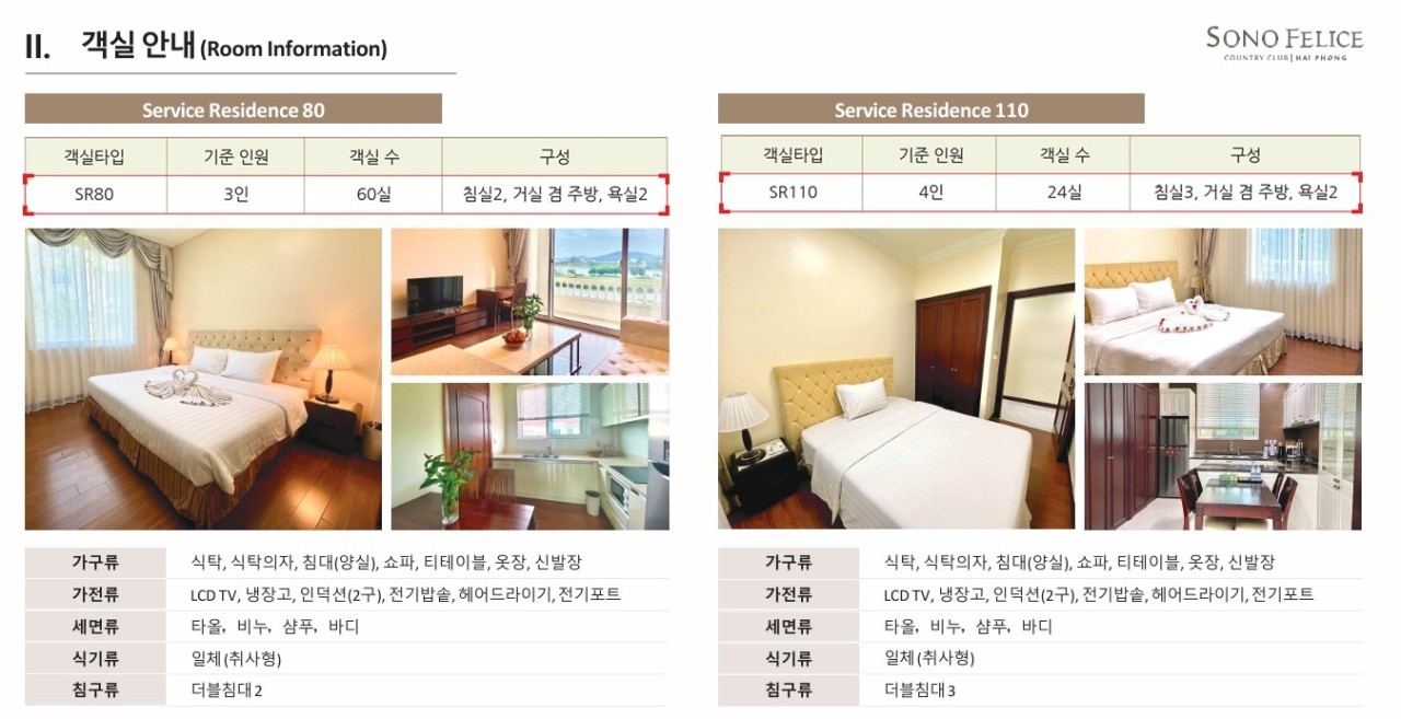 베트남 최고가성비 골프 - 소노펠리체 골프리조트 3박5일 패키지
