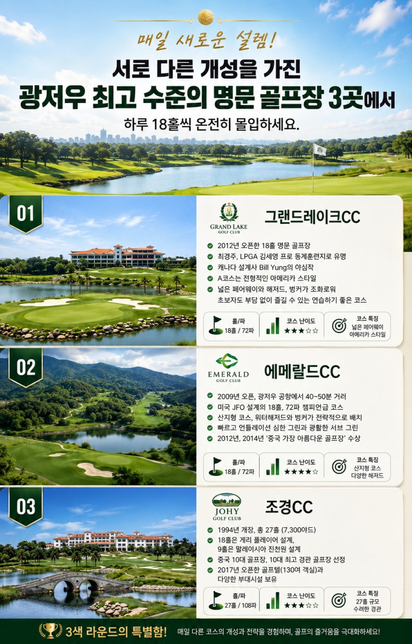 광저우 프리미엄골프투어_대한항공or아시아나항공 /올/포/함