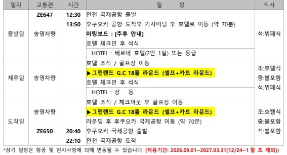 [후쿠오카/구마모토] 큐슈 최대규모 그린랜드 리조트 - 테마파크/온천/휴양 올인원 패키지
