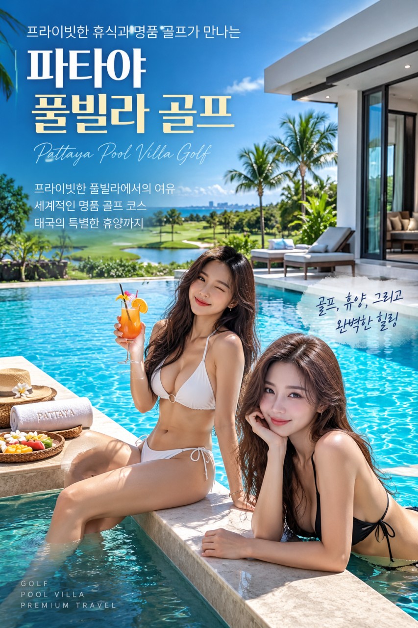 우리끼리 즐기는 파타야풀빌라 골프여행