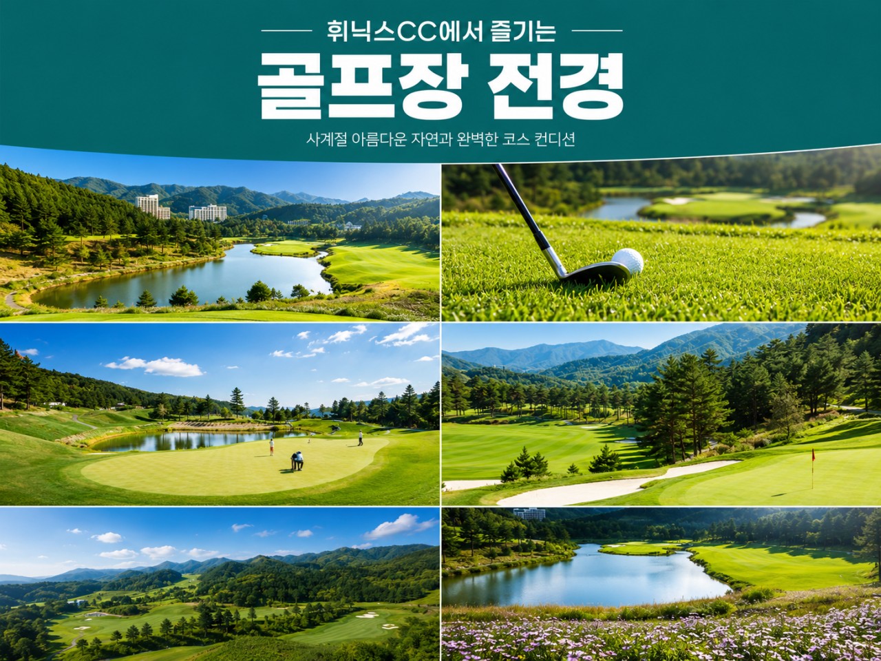 [평창] 휘닉스 골프리조트 7~8월 요금안내