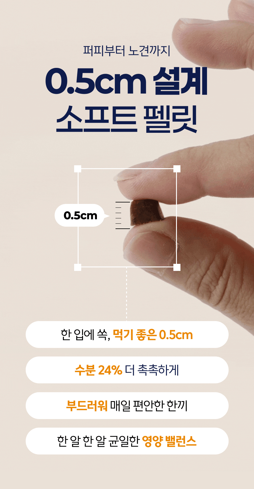 한우 기능성 소프트 사료 1kg