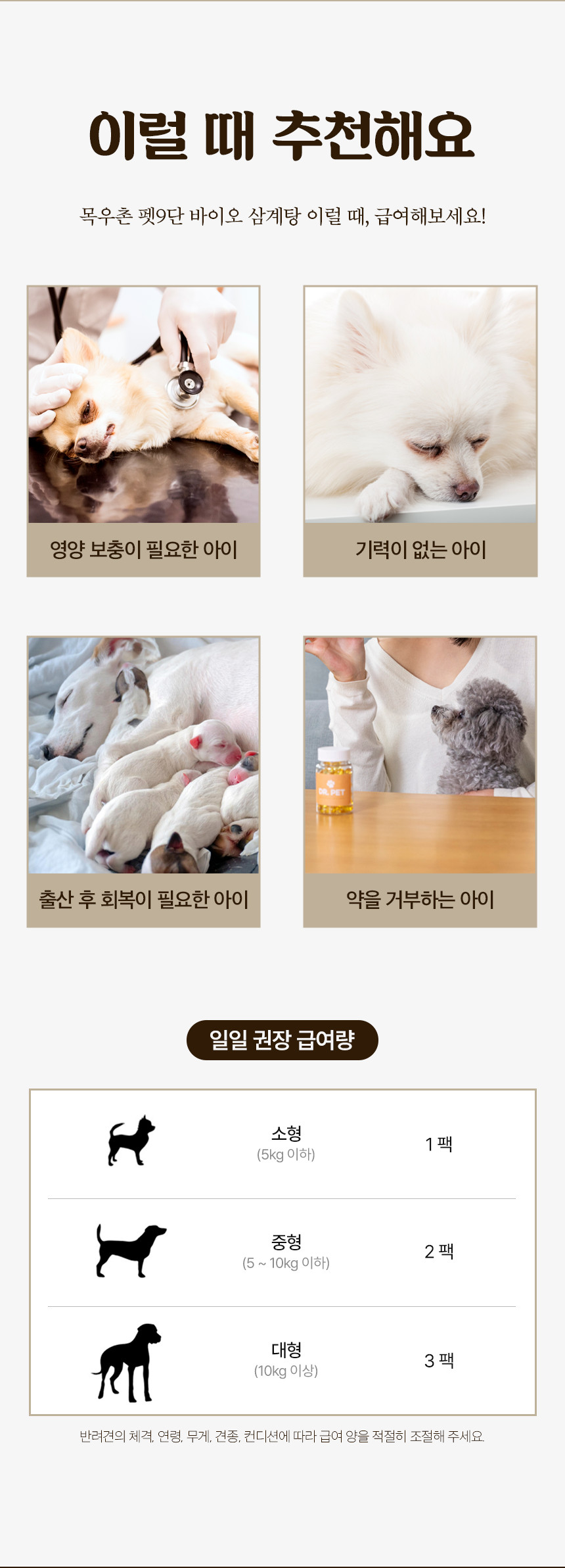 바이오 순살 삼계탕 강아지 보양식 삼계죽 습식파우치 370g