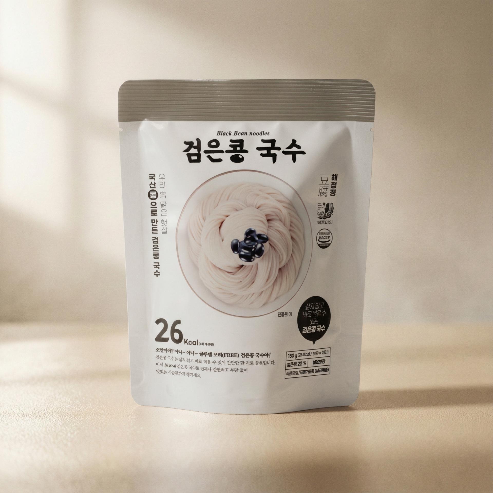 해초미인 검은콩면
