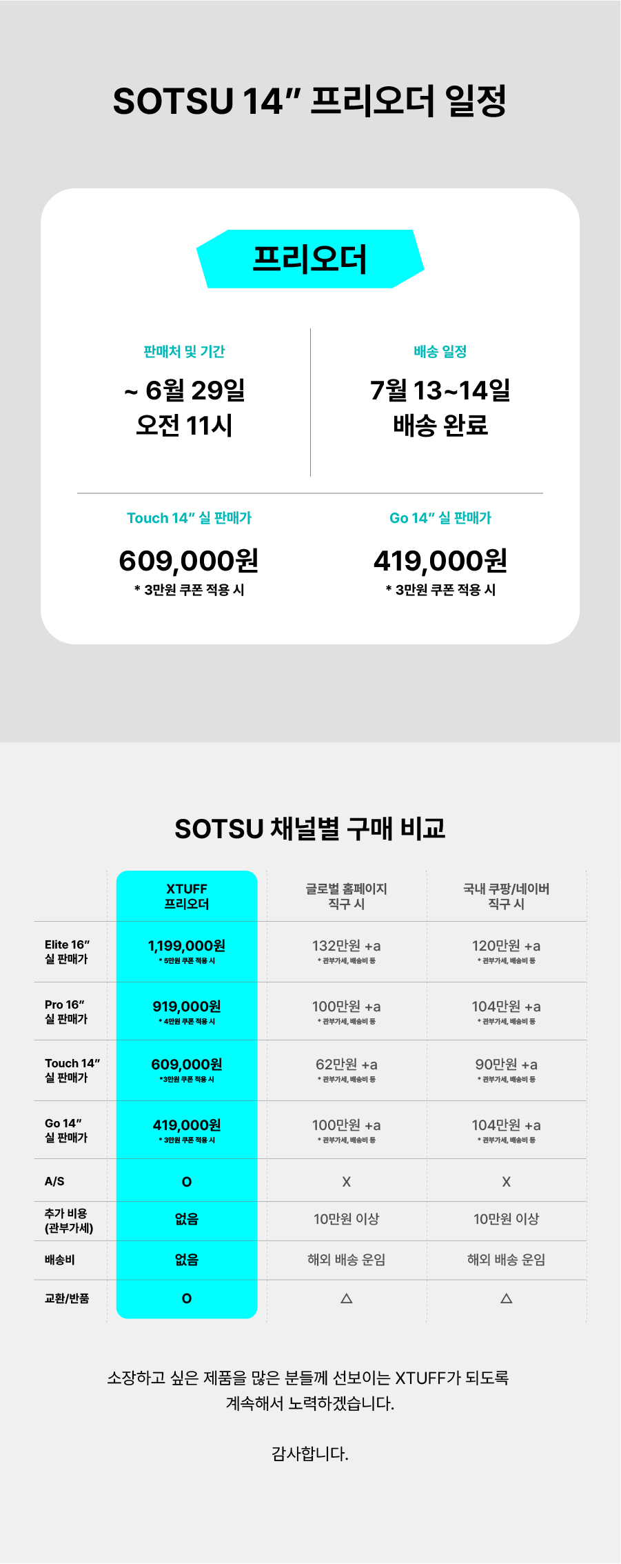 📢 15차 프리오더 | FlipAction GO 14"
