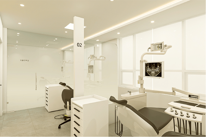 Treatment room at New York S Dental Clinic
